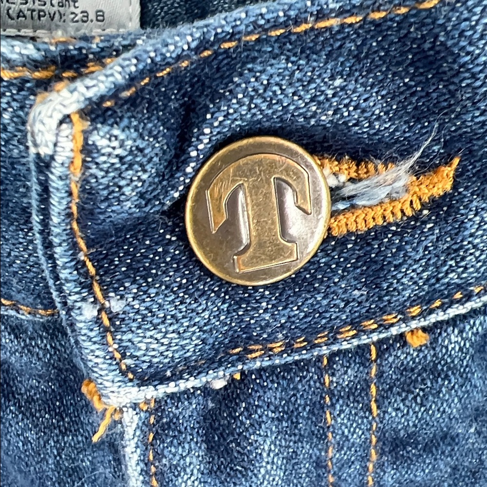 TYNDALE FR Men's Relaxed Fit Blue Jeans - Picture 3 of 9